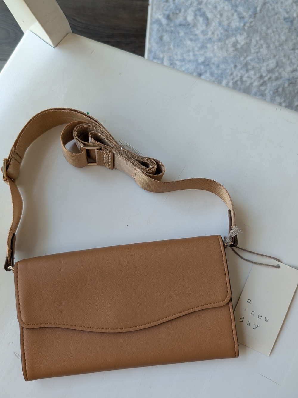 A New Day Tan Wallet Crossbody